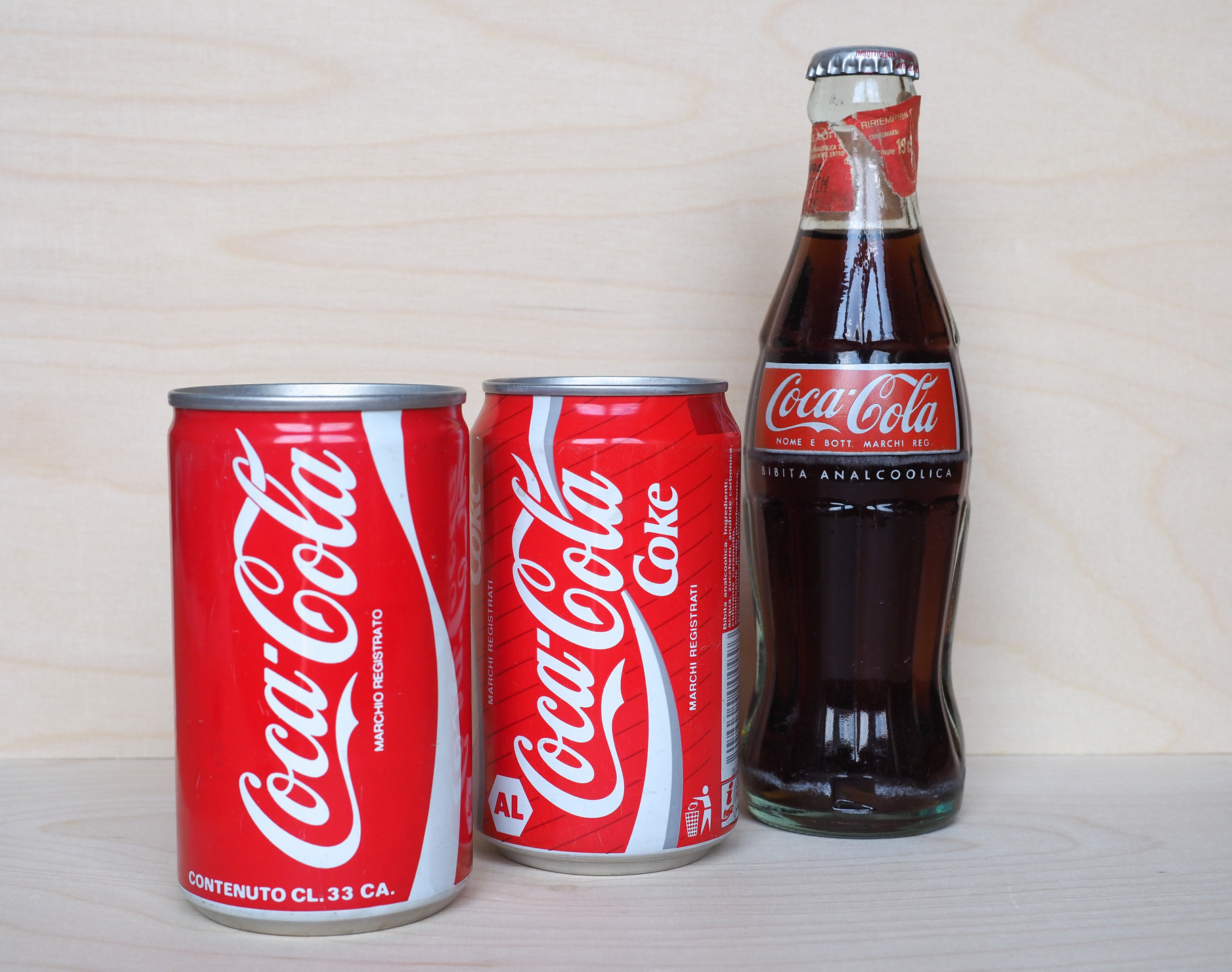 EDITORIAL USE ONLY - COCA COLA - MAY 2020: Coca Cola can and bot, a ...