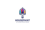 House Painting Logo, a Branding & Logo Template by 3ab2ou (Thumbnail 2 of 2)