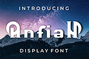 Anfiah Font, a Sans Serif Font by MaikoHatta (Thumbnail 1 of 2)