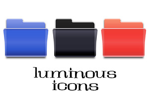 Luminous Desktop Folder Icons