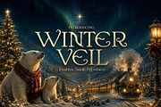 Winter Veil - Festive Typeface, a Serif Font by HipFonts (Thumbnail 1 of 11)