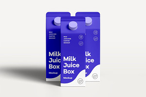 Milk Box Mock-up