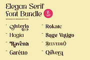 Elegant Serif – 8 Font Bundle, a Serif Font by Brand Earth (Thumbnail 2 of 10)