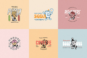 Food Friends Editable Logo Templates