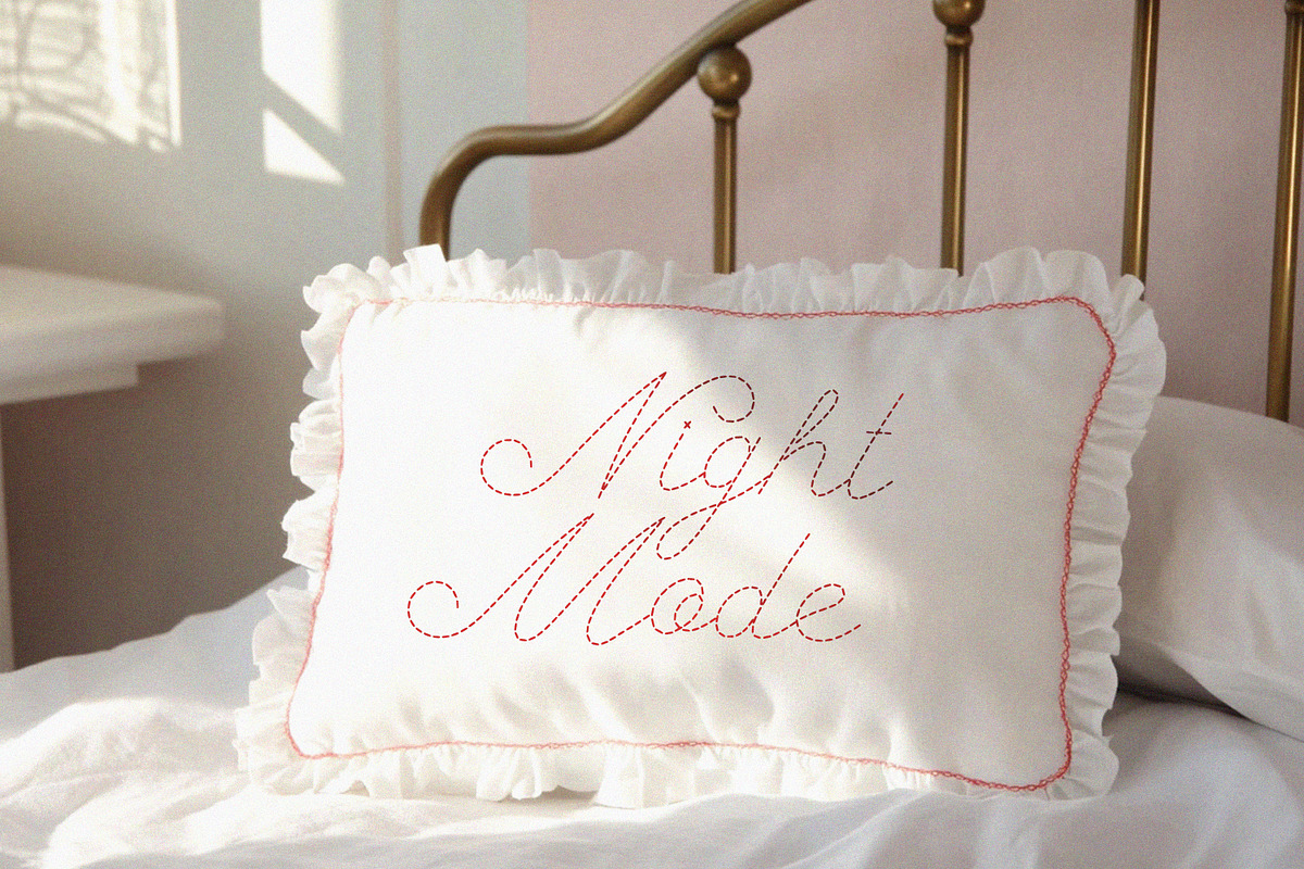 Silk Atelier Stitched Script Font, a Script Font by AnMark (Photo 2 of 13)