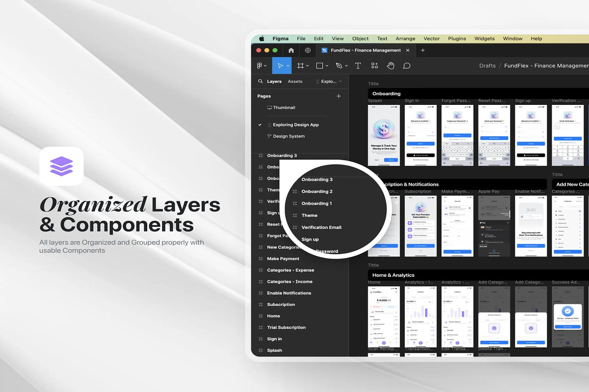 FundFlex - Finance Management UI Kit, an UI Kit Template by Creative Perspective (Photo 4 of 8)