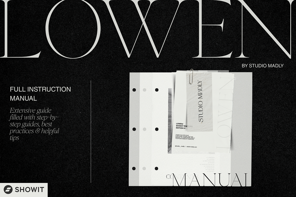 Lowen Showit Website Template, an App Template by Studio Madly (Photo 5 of 5)
