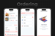Food Ordering App | QFood, an UI Kit Template by Opus LabWorks (Thumbnail 3 of 10)