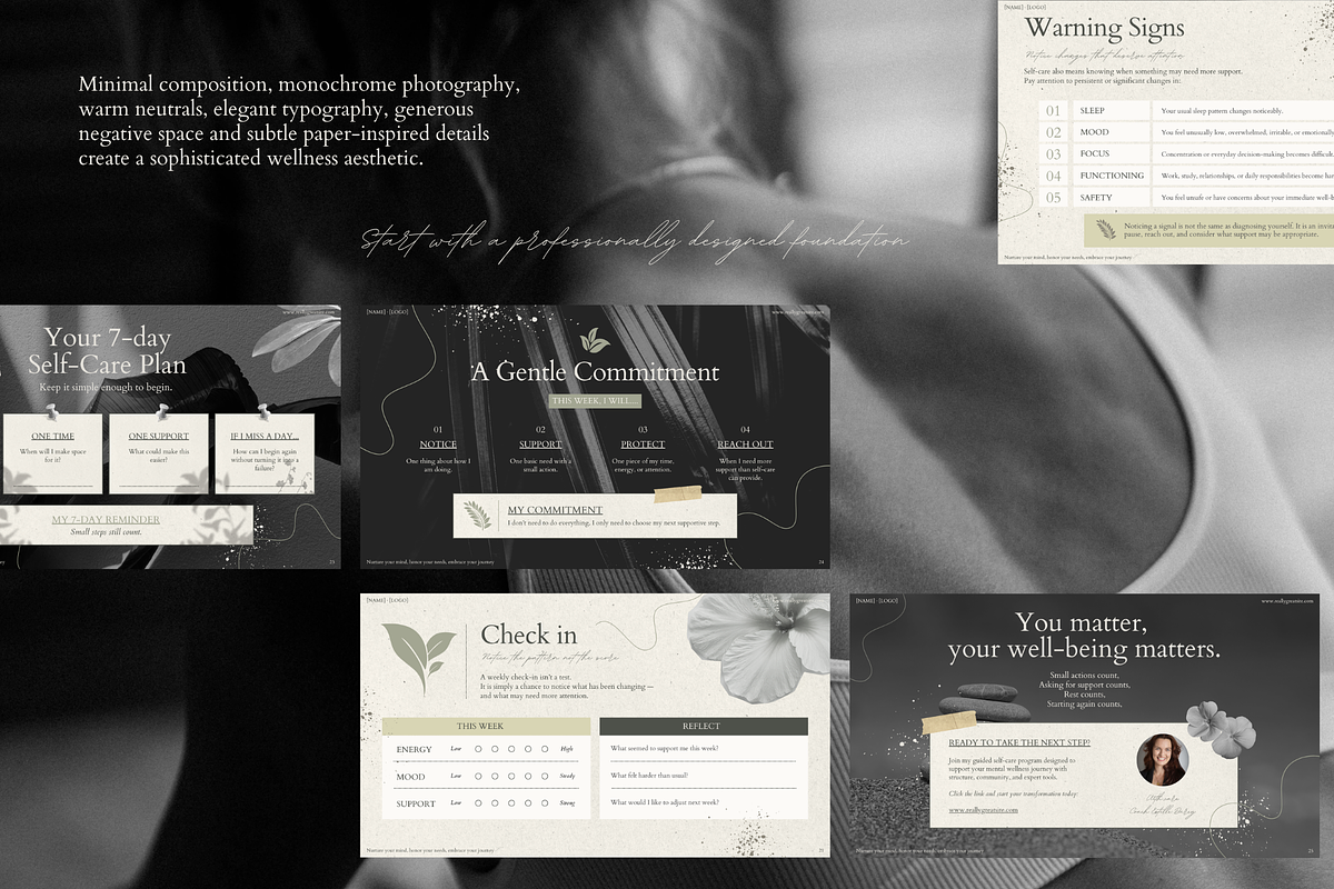 Mental Wellness Guide & Deck, a Presentation Template by Make It Yours Lab. (Photo 17 of 18)