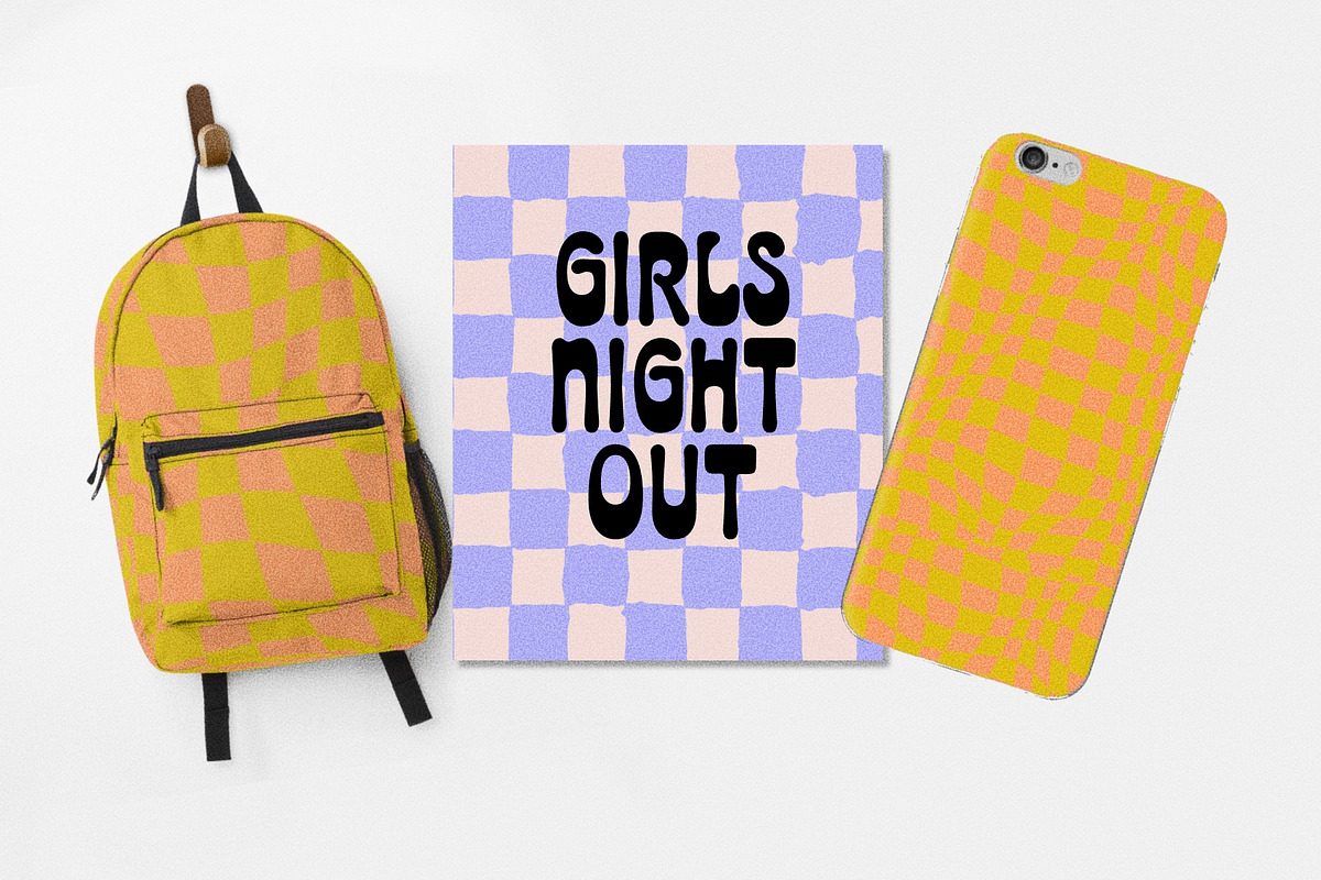 Checkered Patterns - trippy patterns, a Background Graphic by Dear Darling Design (Photo 13 of 17)