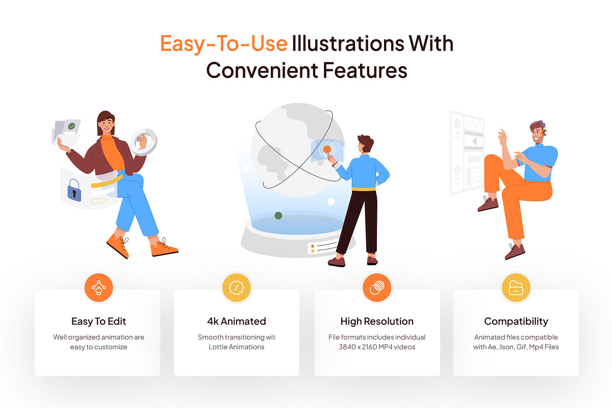 Animated Technology Illustration Set, a Technology Illustration by Vectors Market (Photo 2 of 4)
