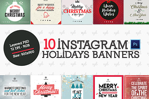 10 Instagram Holiday Banners