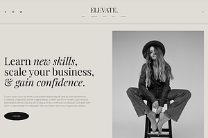 Elevate Squarespace Template