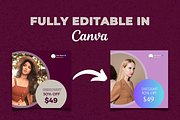 Clothing Store Canva Templates, a Social Media Template by Canvagator (Thumbnail 3 of 3)