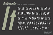 Archiva Italic, a Sans Serif Font by CozyFonts Foundry (Thumbnail 2 of 4)