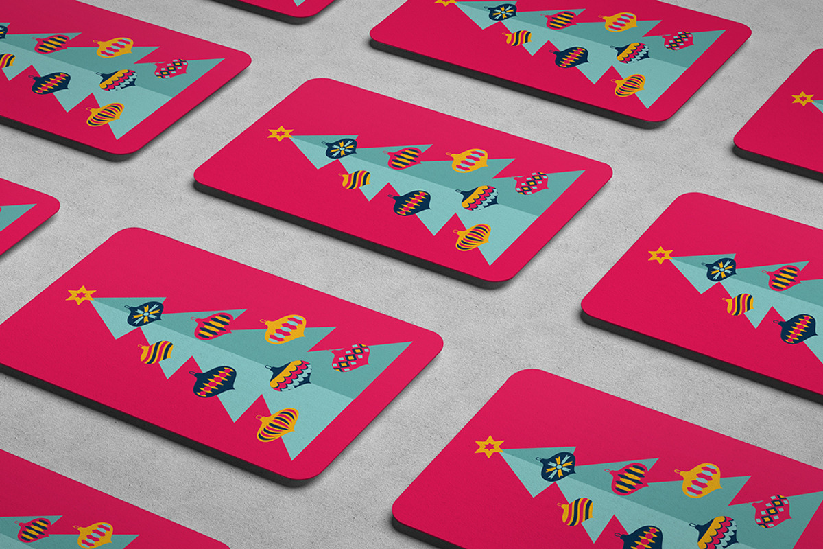 Christmas Card design template, an Object Graphic by Do2design (Photo 4 of 4)