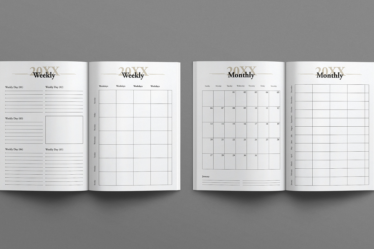 Planner Template, a Brochure Template by E-Type (Photo 3 of 7)