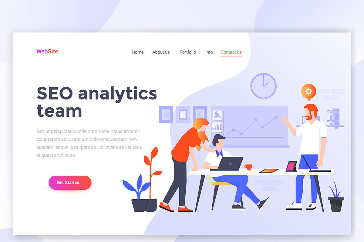 Landing page templates, a Templates & Theme by Creative Graphics (Photo 8 of 12)