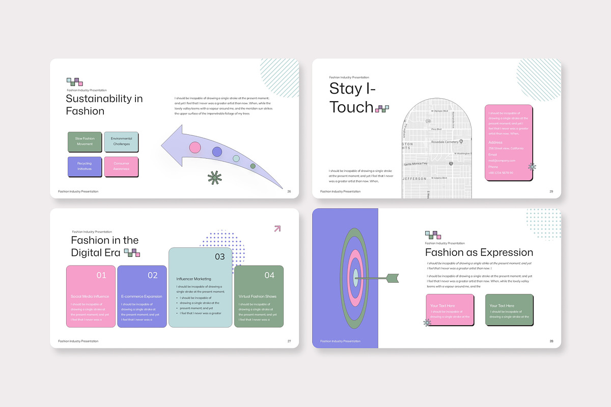 Fashion Forward PowerPoint Template, a Presentation Template by Premast (Photo 3 of 4)