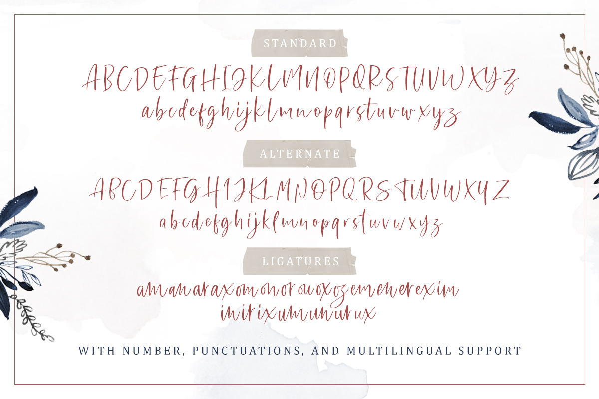 Sharon Baker - Modern Script, a Script Font by Letterhend Studio (Photo 9 of 9)