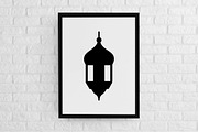 Lantern Silhouette SVG, a Decorative Illustration by newminddesign (Thumbnail 2 of 3)
