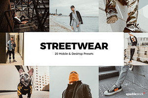 20 Streetwear Lightroom Presets LUTs