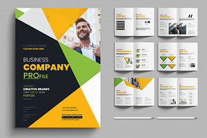 Modern Company Profile Brochure, a Brochure Template by MightyDesign