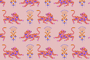 Folk Art Tigers, an Animal Illustration by Annakniaz (Thumbnail 11 of 15)