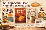 Talegroove Bold – Retro Serif Font, a Serif Font by Designertale (Thumbnail 4 of 10)