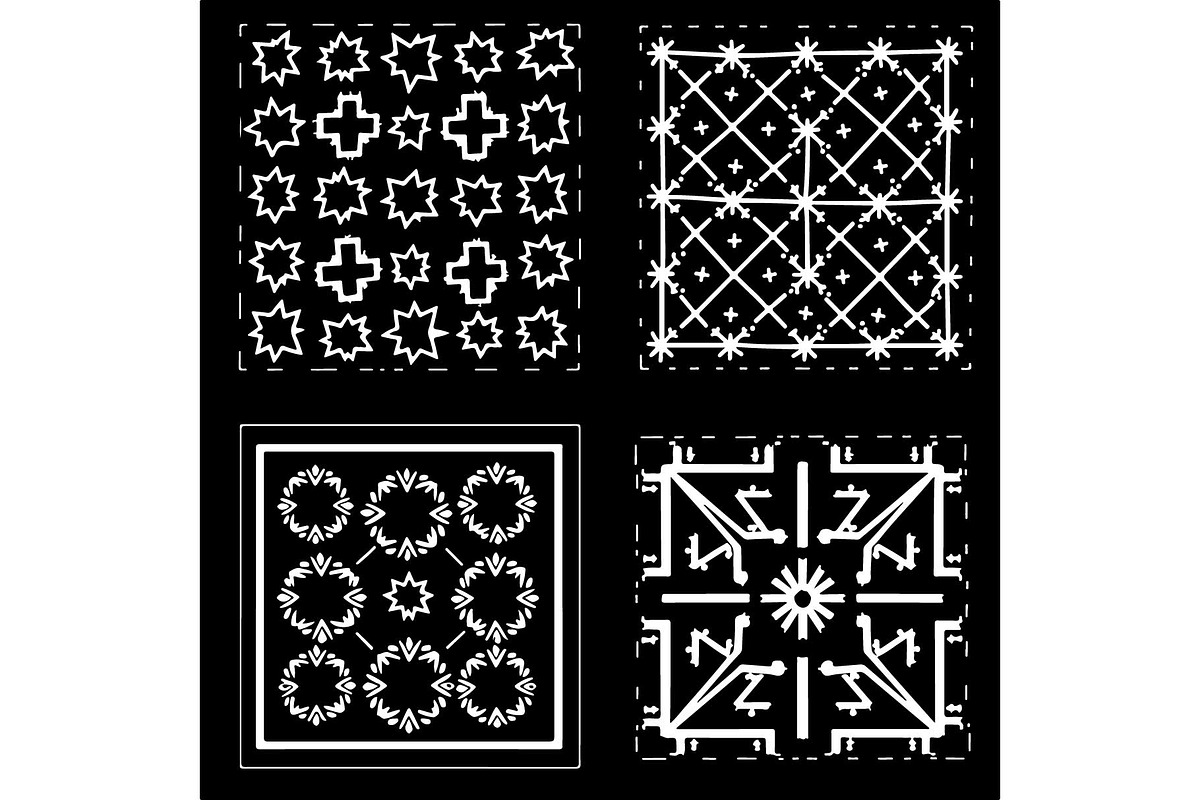 Geometric Pattern Panel Set, an Object Graphic by abu67222 (Photo 13 of 13)