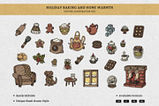 Holiday Baking & Home Warmth Vector, an Illustration by MEANDSTUDIO (Thumbnail 1 of 8)