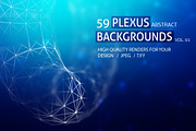 59 PLEXUS ABSTRACT BACKGROUNDS vol 1, a Technology Illustration by AndisREA (Thumbnail 1 of 4)