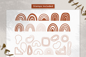 Boho Stamp Brushes For Procreate