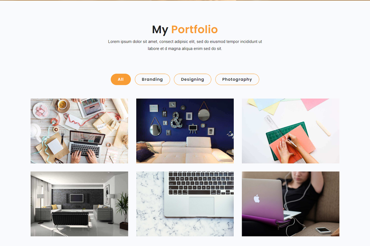 Developer Portfolio HTML Template, a Bootstrap Template by Themeplaza (Photo 5 of 7)