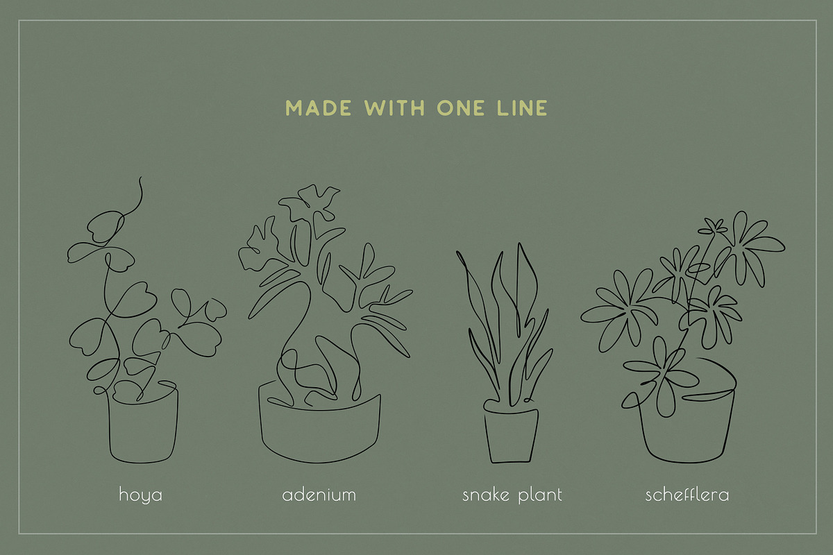 Home Plant Lover, a Decorative Illustration by Anna.Klets (Photo 5 of 11)