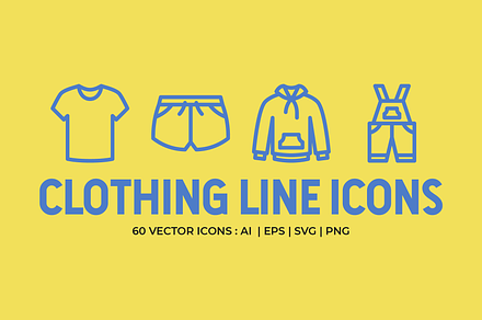 Clothing Line Icons