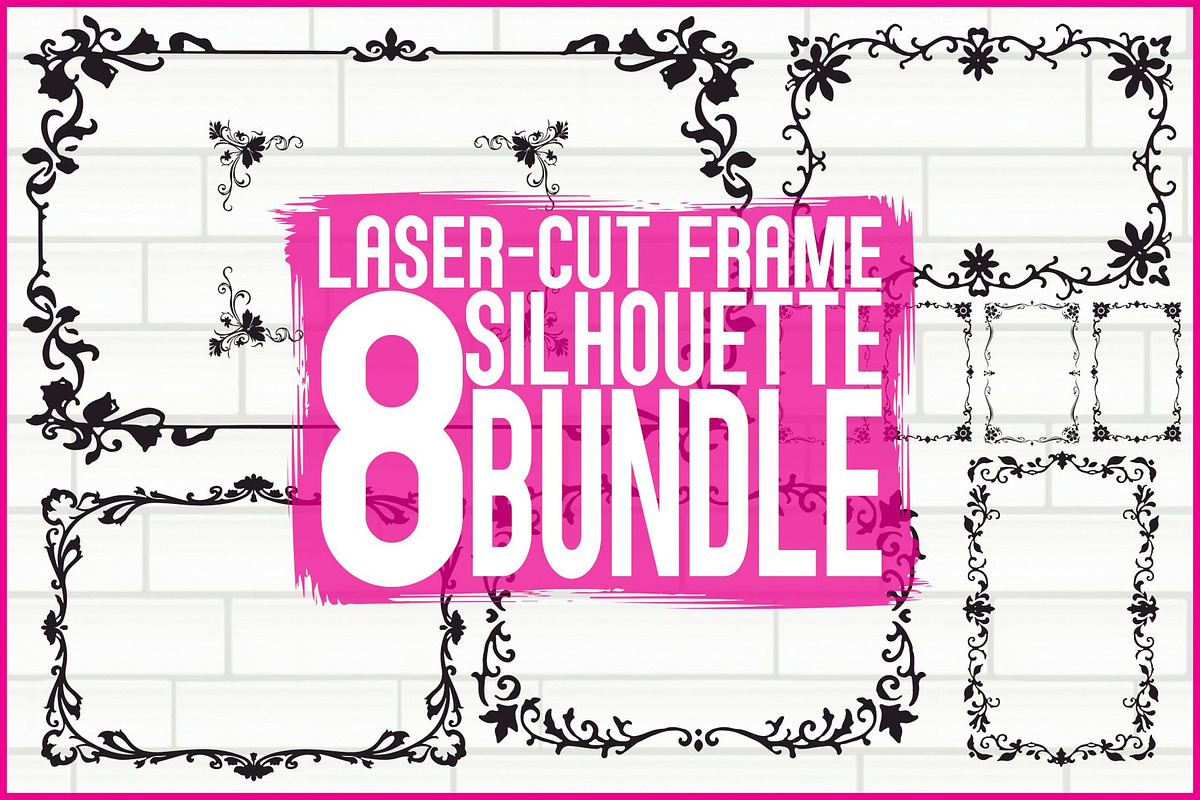 Laser Cut Frame Bundle, an Illustration by Designs_River (Photo 1 of 9)