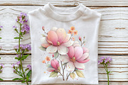 Spring Pink Flower Clipart, an Illustration by OK Design (Thumbnail 6 of 6)