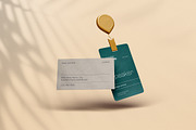 ID badge & business card mockup, a Product Mockup by dpi (Thumbnail 7 of 16)