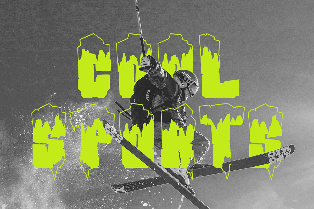 Froozzen Winter Funny Cartoon Displa, a Handwritten Font by Maulana Creative (Photo 7 of 7)