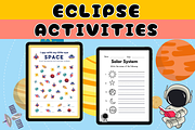 Solar Eclipse Activities Pages, a Templates & Theme by Premium Digital Templates (Thumbnail 1 of 3)