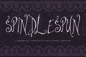Spindlespun Spindly Display Font