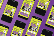 Green Creative Business Agency Flyer, a Flyer Template by Aiyari Graphic (Thumbnail 2 of 3)