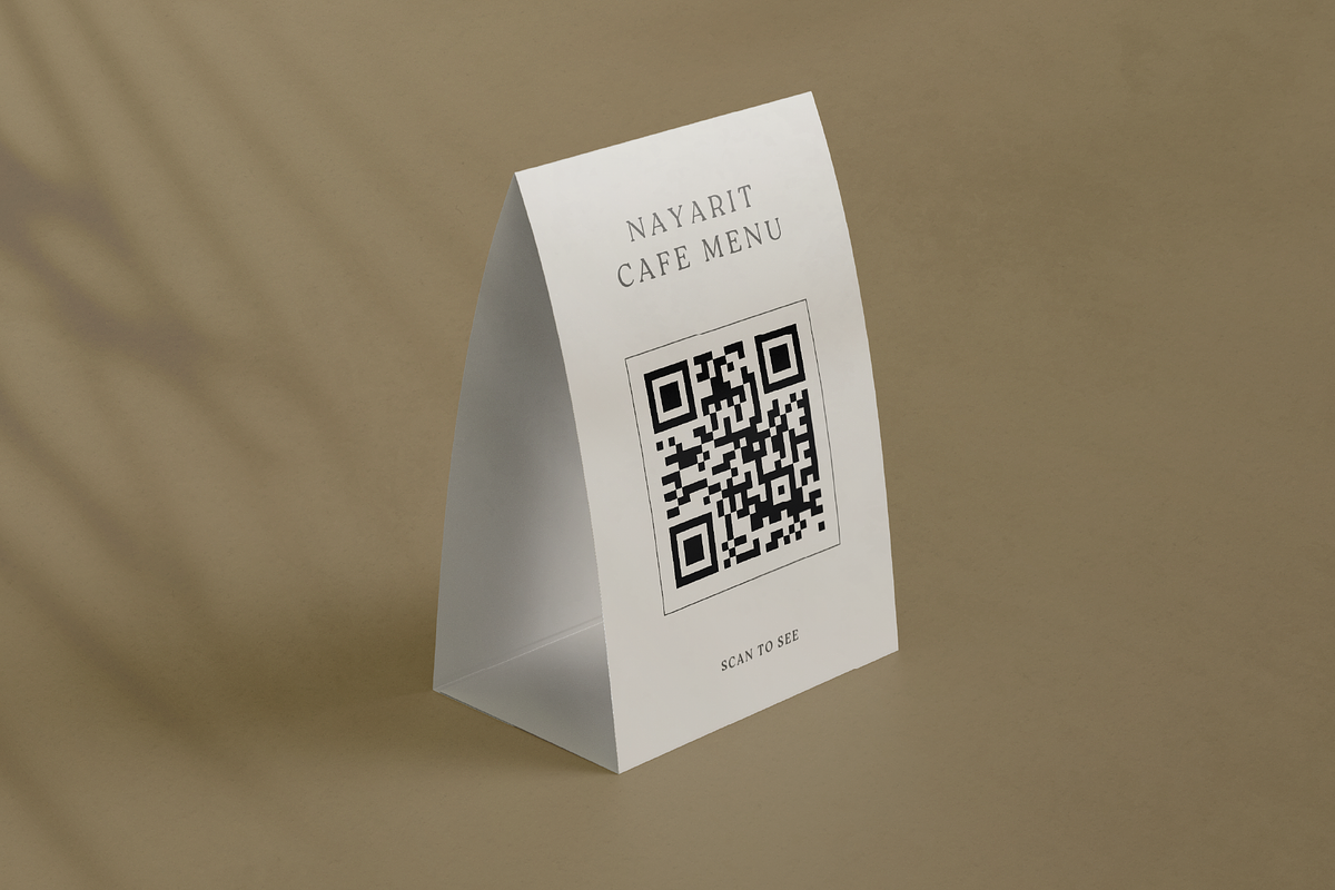 Digital Menu Template with QR Sign, a Marketing Template by Paraná Studio (Photo 3 of 5)