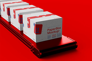 3d Delivery Boxes Mockup