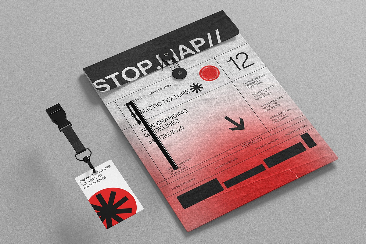 Modern Stationery Branding Mockup, an Advertising Mockup by East Gallery (Photo 15 of 15)