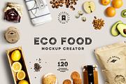 Eco Food Packaging Mockup Creator, a Packaging Mockup by Artcoast Std. (Thumbnail 1 of 17)