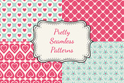 14 Seamless Patterns with Hearts, a Pattern Graphic by KannaaDesign (Thumbnail 3 of 4)