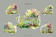 Romantic flower clipart bundle, a Decorative Illustration by Vasmila (Thumbnail 20 of 21)