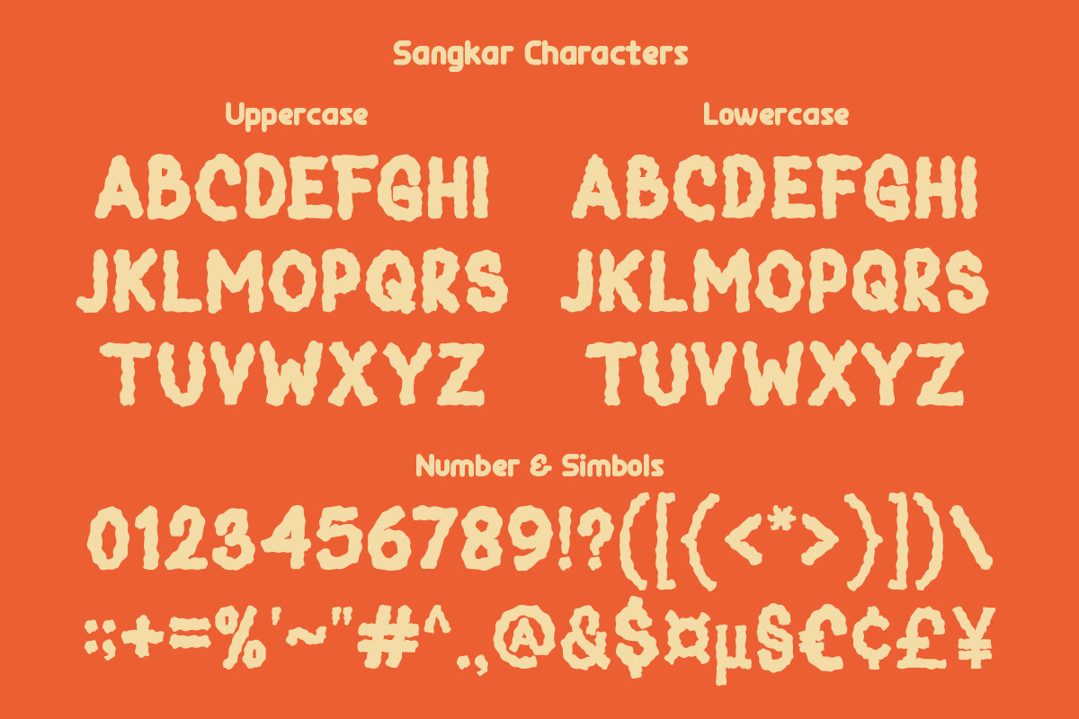 Sangkar - handdrawn Font, a Sans Serif Font by Pixel Picasso Studio (Photo 11 of 12)
